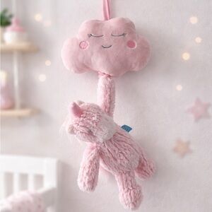 Pink Cloud and Unicorn Musical Plush Toy